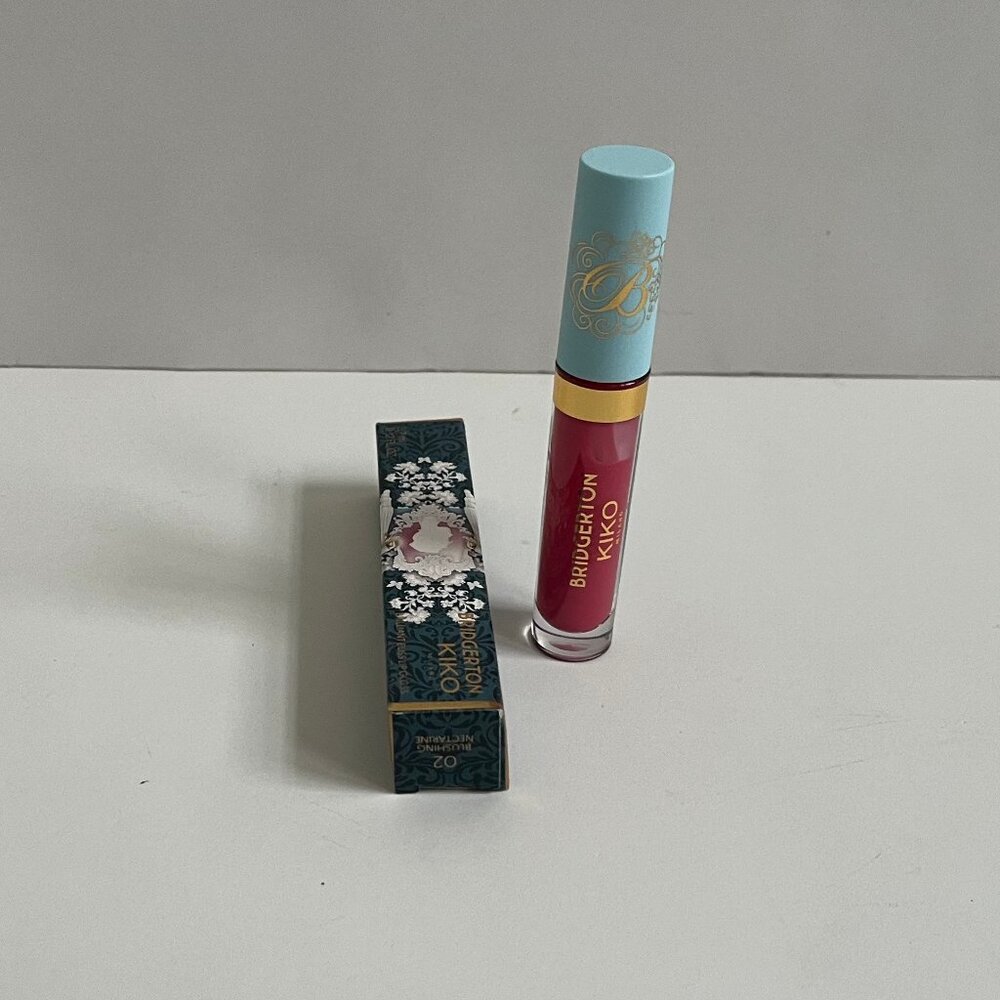 Bridgerton KIKO Milano Brilliant Bliss Lip Gloss 02 Blushing Nectarine NIB